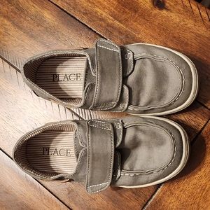 Gray Toodler Boat Shoes